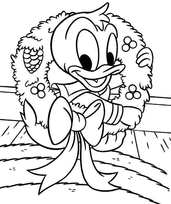 575x684 Coloring Page Christmas Disney