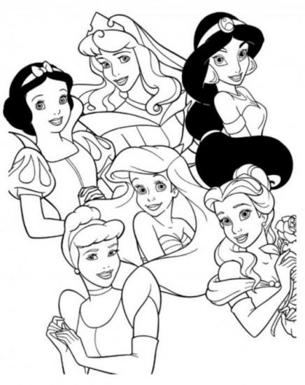 Disney Coloring Pages For Girls