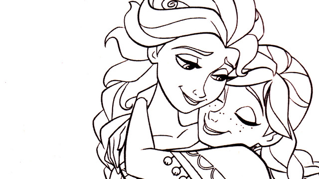 640x360 Disney Coloring Pages For Girls Disney Coloring Page 2155