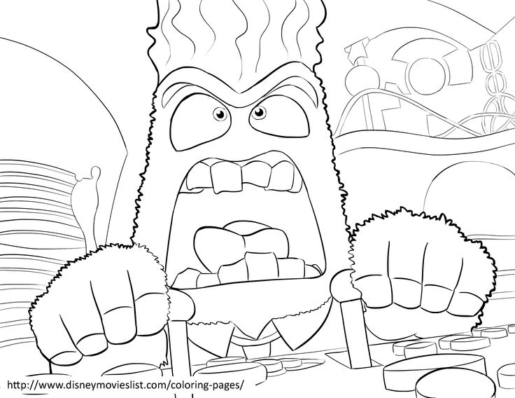 Disney Coloring Pages Inside Out