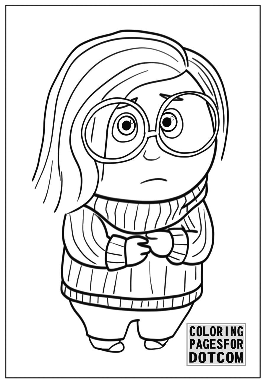 Disney Coloring Pages Inside Out at GetColorings.com | Free printable ...