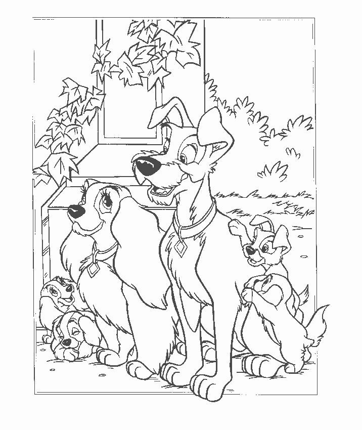 716x850 8 Fresh Of Disney Coloring Pages Lady And The Tramp Images