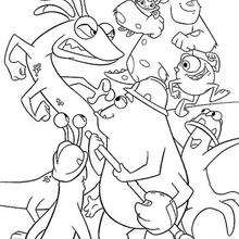 220x220 Monsters, Inc. Coloring Pages