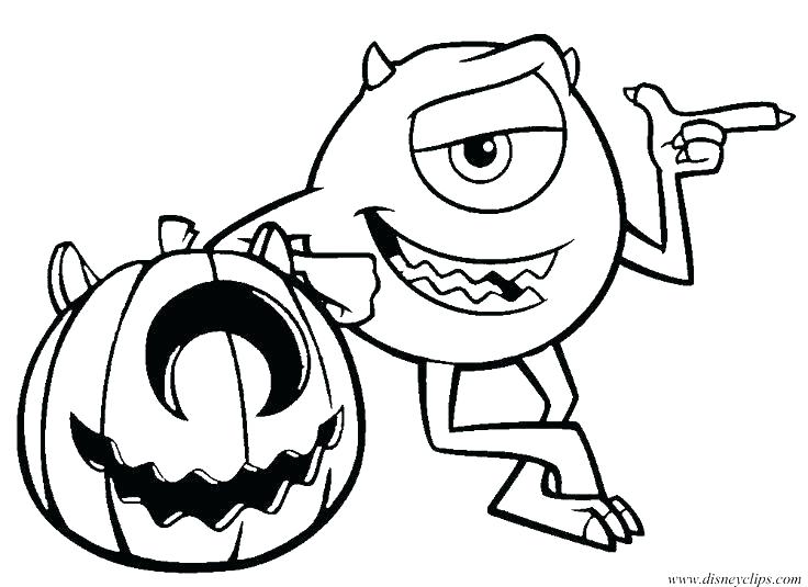 736x535 Monster Inc Coloring Pages
