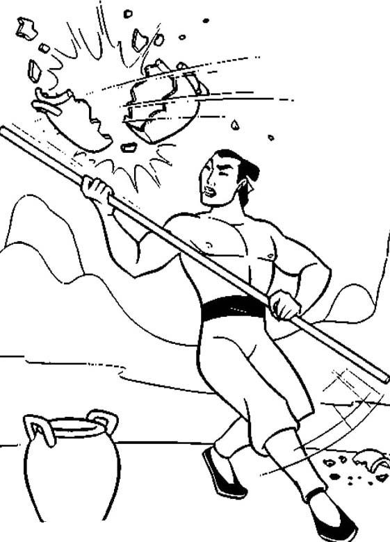 561x780 Disney Coloring Pages Mulan Beautiful Shang Mushu Mulan Character