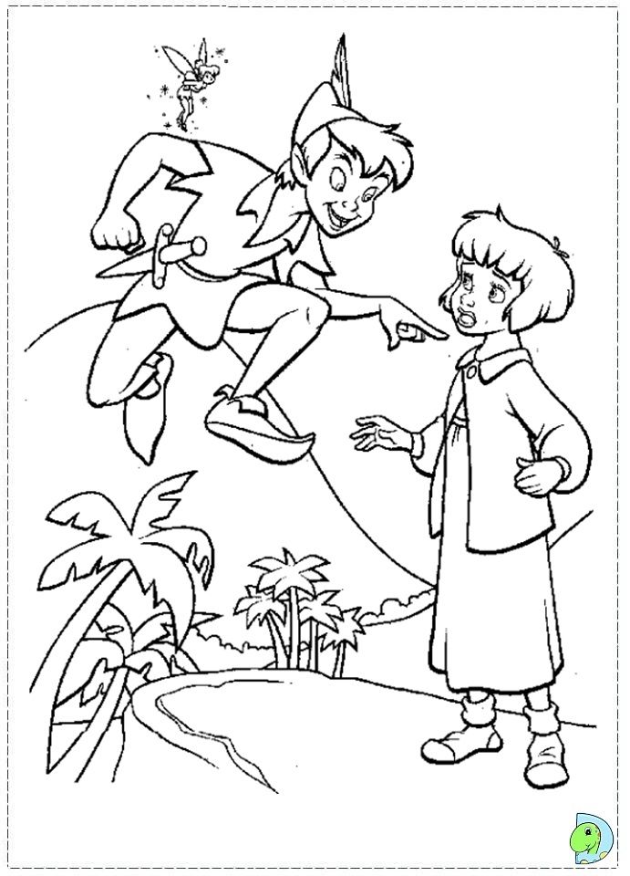 Peter Pan Coloring Page Coloring Pages And Craft 691x960 Peter Pan Coloring Page Coloring Pages And Craft