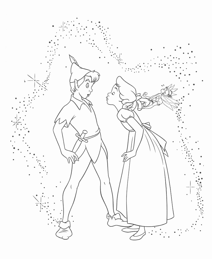Coloring Pages Of Peter Pan Luxury Return To Never Land Gallery 736x900 Coloring Pages Of Peter Pan Luxury Return To Never Land Gallery