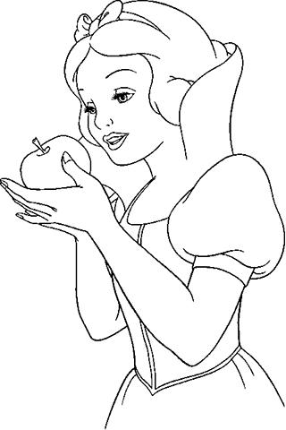 Disney Coloring Pages Snow White at GetColorings.com | Free printable ...