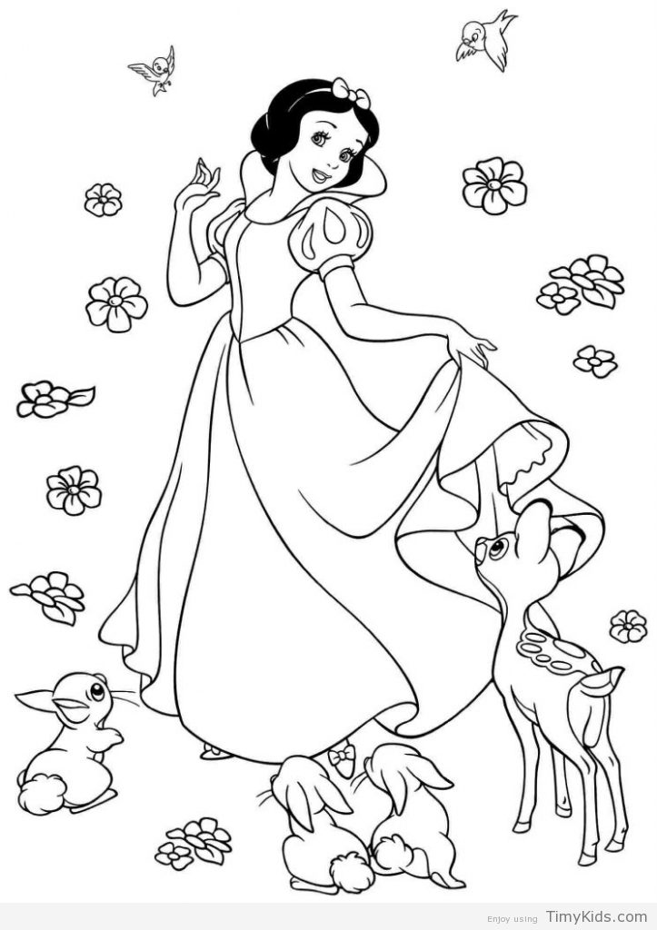 723x1024 White Coloring Pages Disney Princess Coloring Pages Snow White
