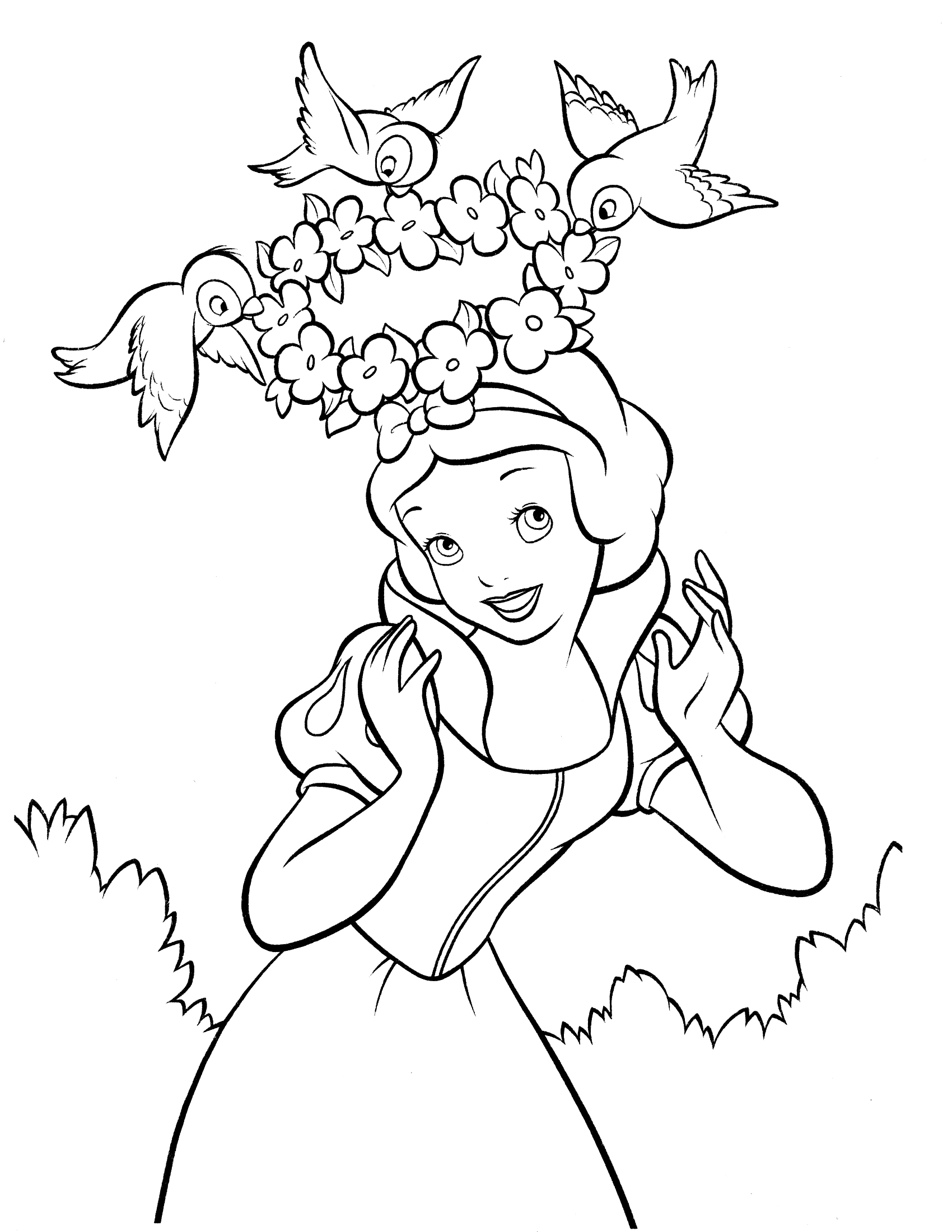 1700x2200 Best Of Disney Princess Coloring Pages Snow White Design