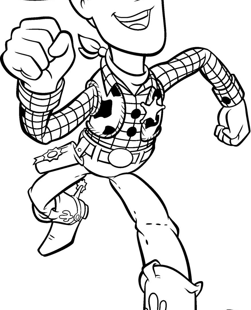 876x1080 Coloring Pages Of Toy Story Awesome Woody And Buzz Friends Free
