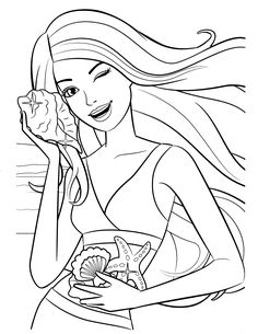 Barbie Coloring Pages 236x305 Barbie Coloring Pages