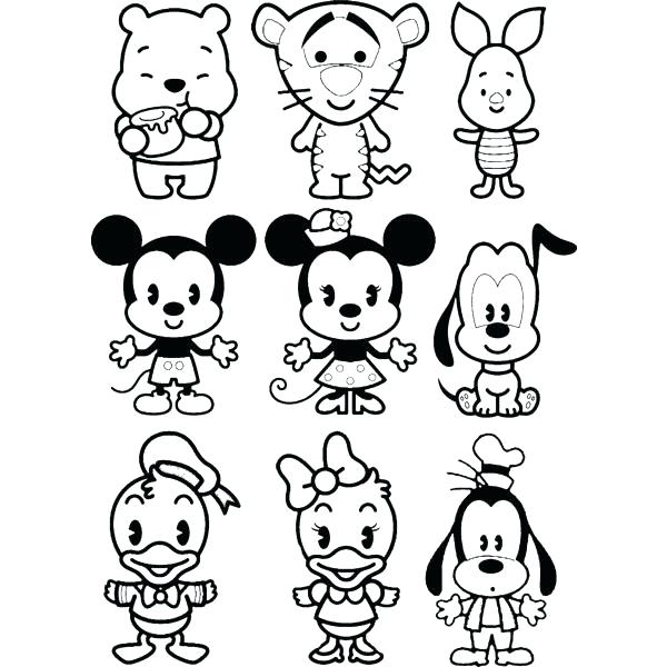 600x600 Ideas Cute Disney Coloring Pages For Cute Coloring Pages 34 Cute