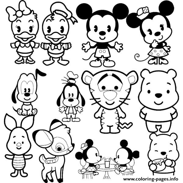 Disney Cuties Tsum Tsum Coloring Pages Printable 600x600 Disney Cuties Tsum Tsum Coloring Pages Printable