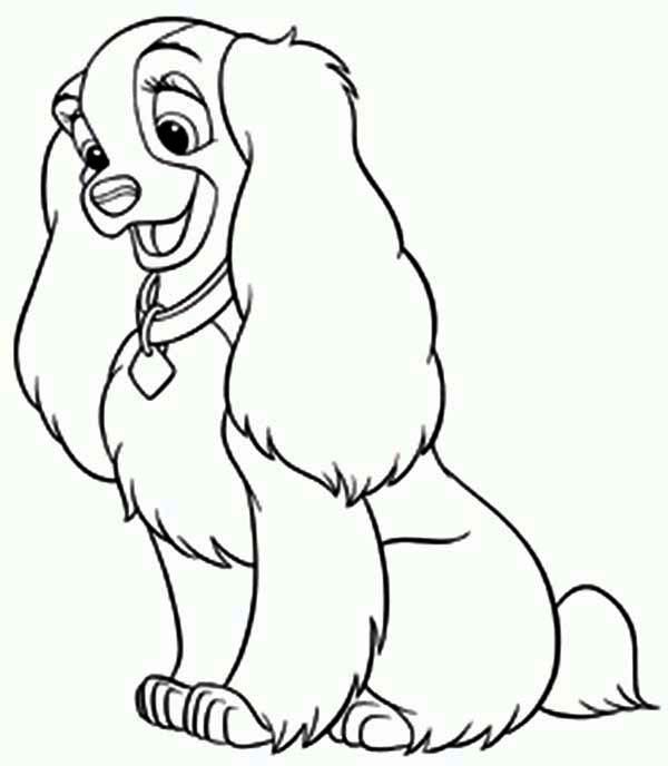 600x688 Disney Dog Coloring Pages