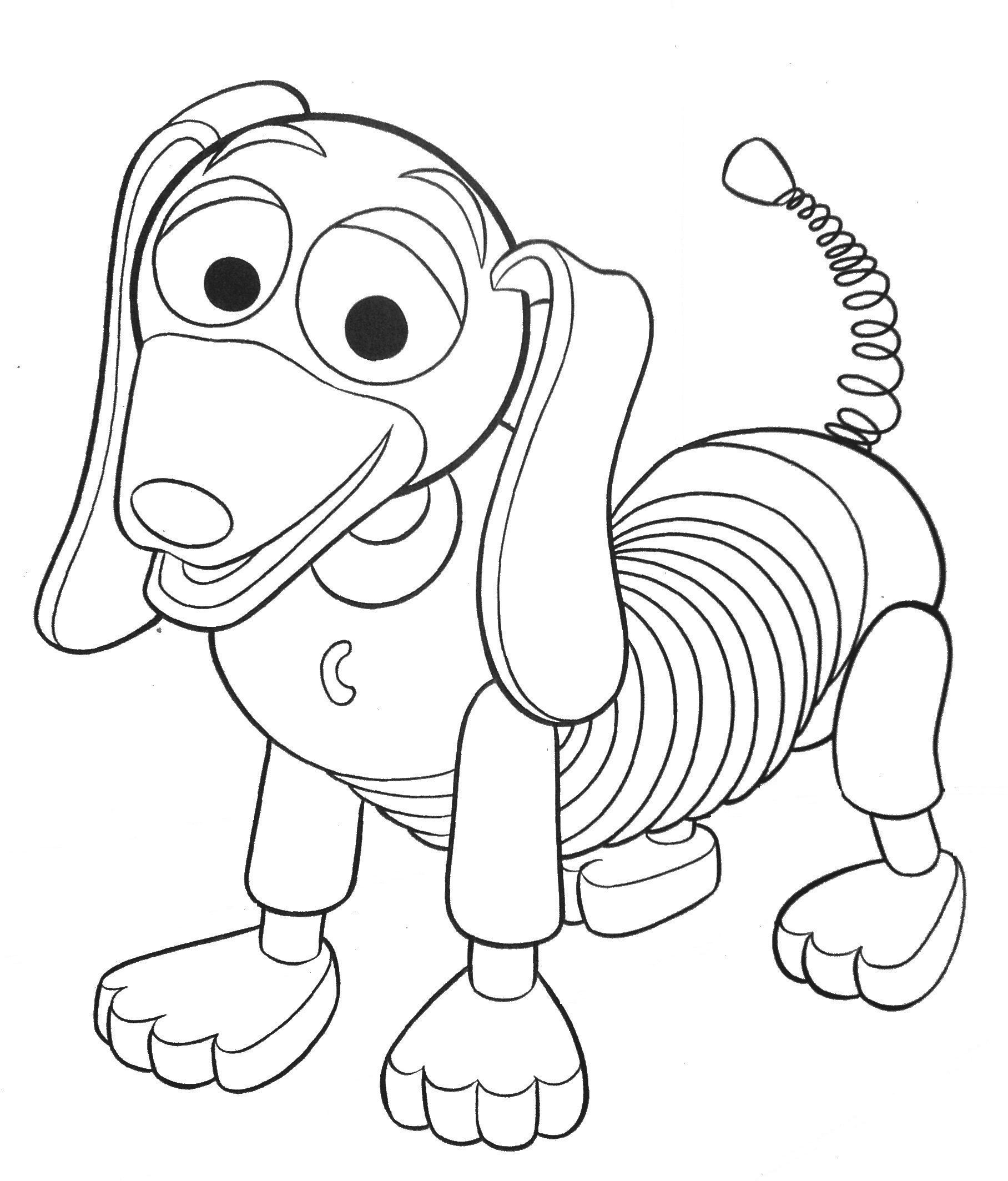 1816x2127 Toy Story Coloring Pages Toy Story Slinky Dog Coloring Pages