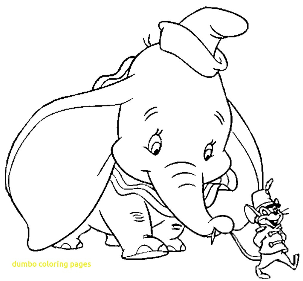 1014x940 Dumbo Coloring Pages New Disney Elephant Of 15
