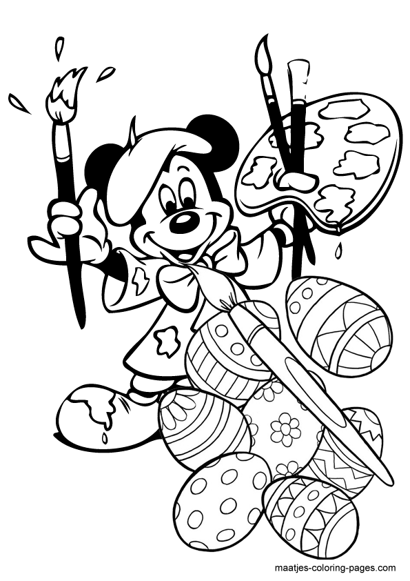 595x842 Disney Easter Coloring Pages Disney Easter Coloring Pages 005