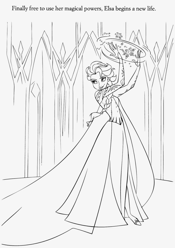 736x1041 Mejores 7 De Disney Frozen Elsa Coloring Pages 2015 En