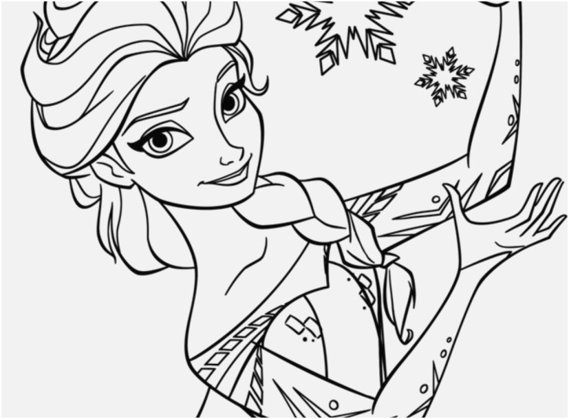 827x609 The Superior Image Coloring Pages Frozen Elsa Outstanding