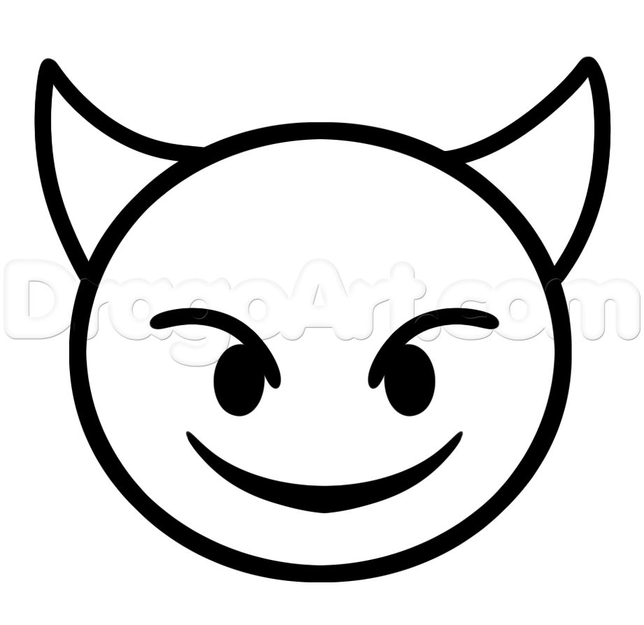 921x894 Emoji Faces Devil Coloring Pages Png Emoji Faces