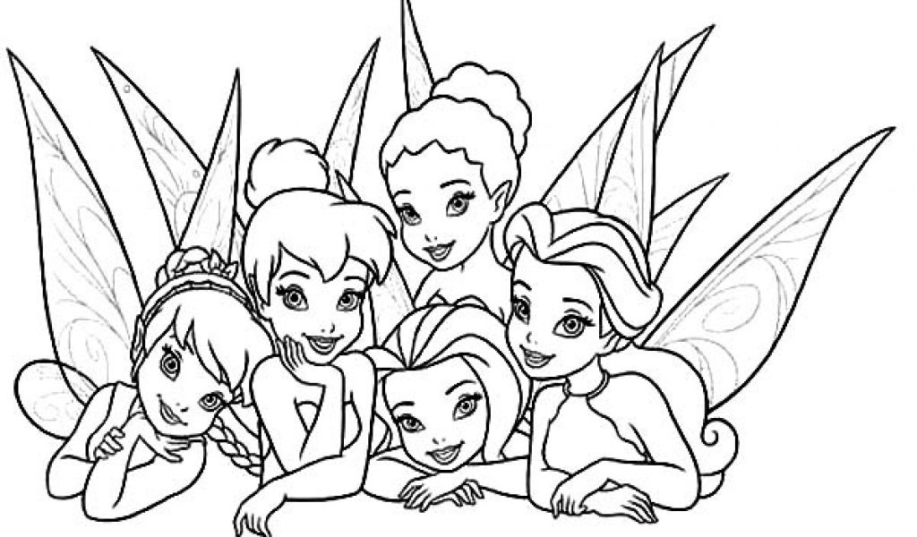 Best Disney Fairy Coloring Pages Free 2341 Printable 1024x600 Best Disney Fairy Coloring Pages Free 2341 Printable
