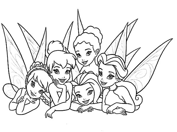 Picture Of Beautiful Disney Fairies Coloring Page 600x447 Picture Of Beautiful Disney Fairies Coloring Page