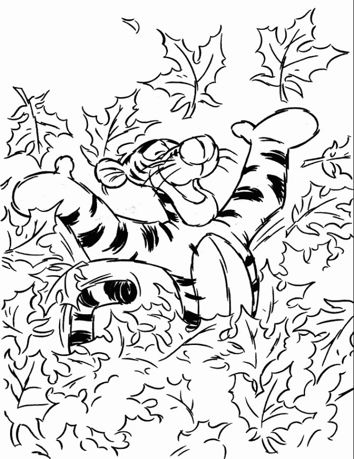 700x906 Fall Coloring Pages