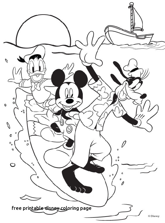 Disney Mickey Mouse And Friends Coloring Page For Free Printable 564x762 Disney Mickey Mouse And Friends Coloring Page For Free Printable