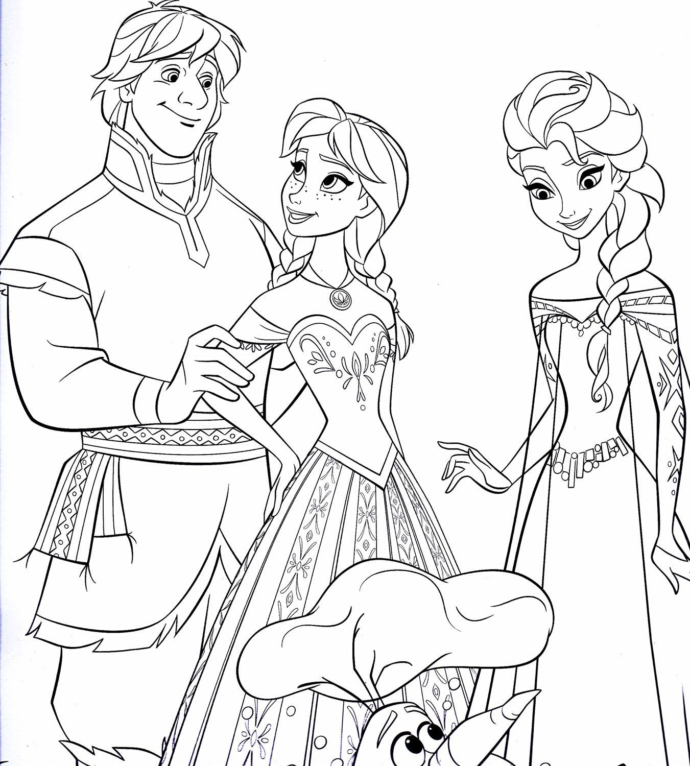 Disney Frozen Coloring Sheets Dibujos Para Colorear De Y El 1351x1500 Disney Frozen Coloring Sheets Dibujos Para Colorear De Y El