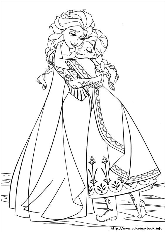 Frozen Coloring Picture Elsa Amp Anna Coloring Pages 567x794 Frozen Coloring Picture Elsa Amp Anna Coloring Pages