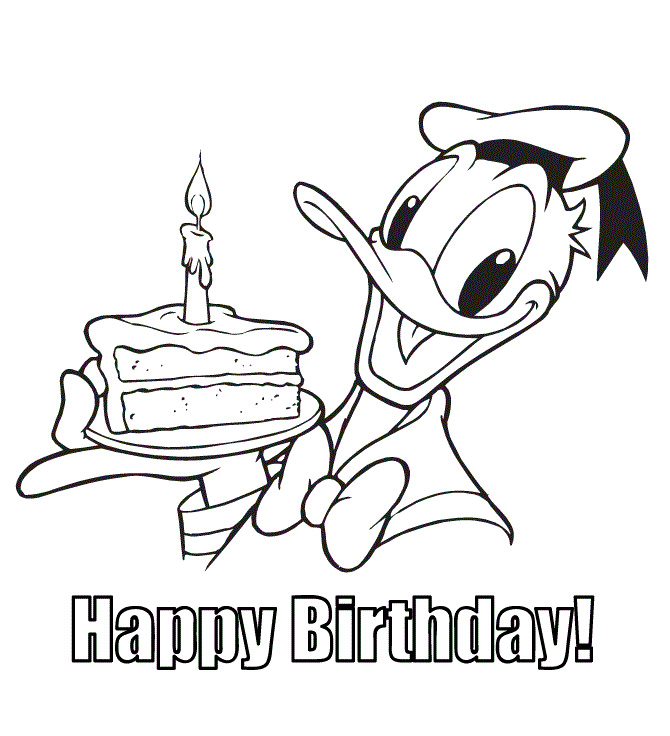 Happy Birthday Coloring Pages Download 670x736 Happy Birthday Coloring Pages Download