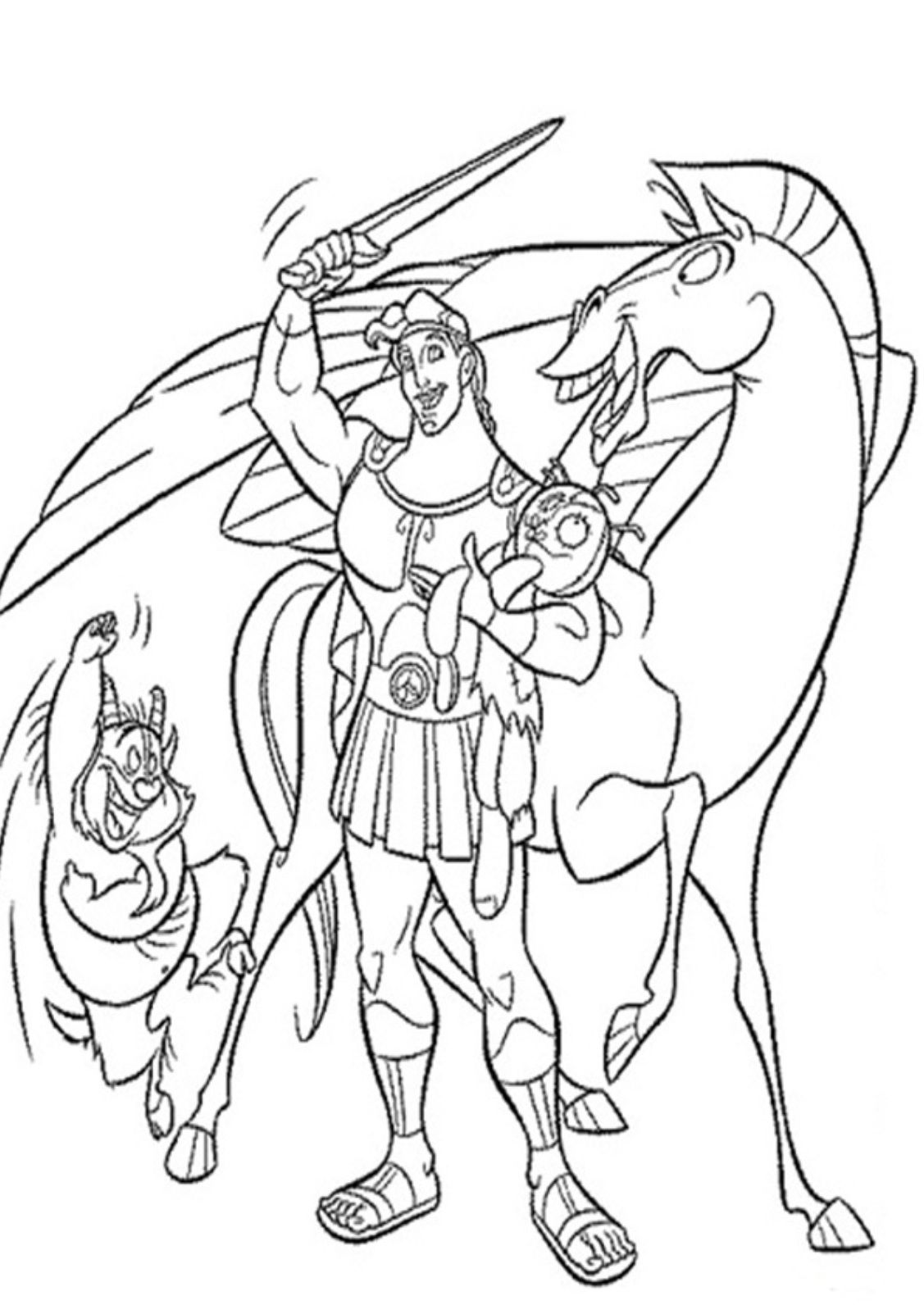 Hercules Coloring Pages Coloring Disney Hercules 1127x1592 Hercules Coloring Pages Coloring Disney Hercules