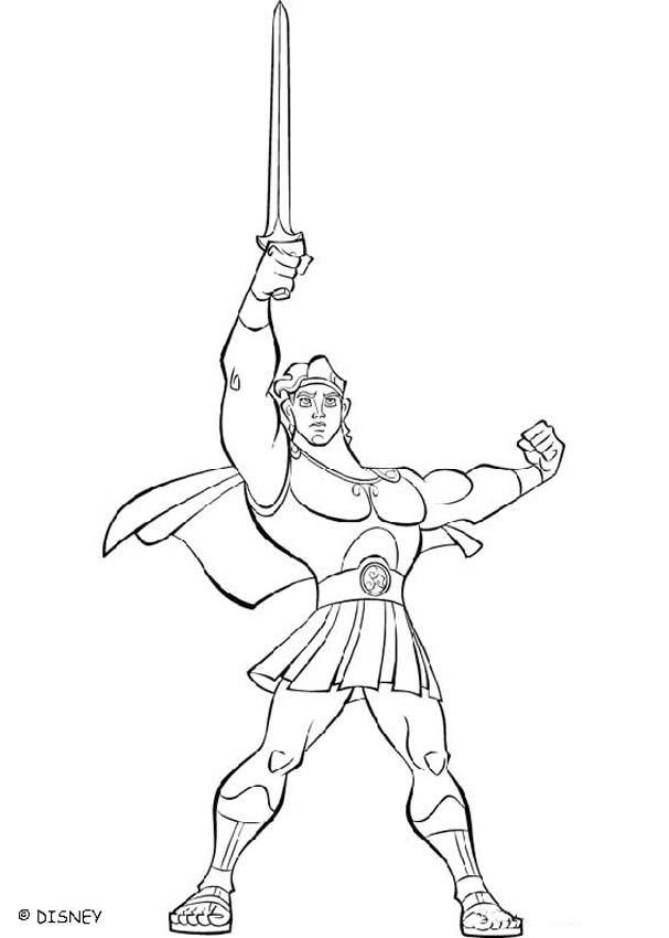 Hercules Coloring Book Pages 607x850 Hercules Coloring Book Pages