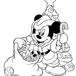 Disney Holiday Coloring Page Archives 268x268 Disney Holiday Coloring Page Archives