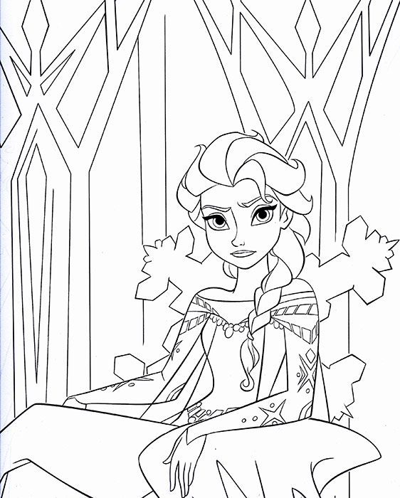 562x700 Best Great Disney Frozen Coloring Pages Print For Free At Home