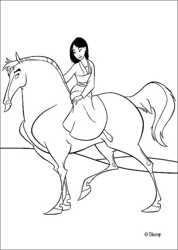 Coloring Sheet About Mulan. Beautiful Drawing Of Mulan And Her 607x850 Coloring Sheet About Mulan. Beautiful Drawing Of Mulan And Her
