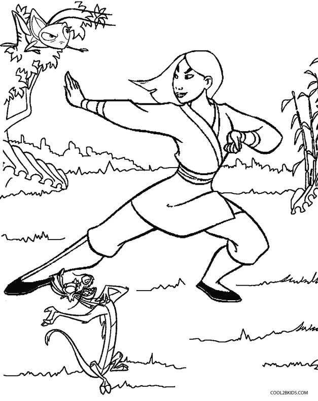 Printable Mulan Coloring Pages For Kids Cool2bkids 627x792 Printable Mulan Coloring Pages For Kids Cool2bkids
