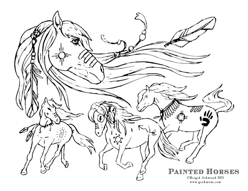 Spirit The Horse Coloring Pages 500x386 Spirit The Horse Coloring Pages
