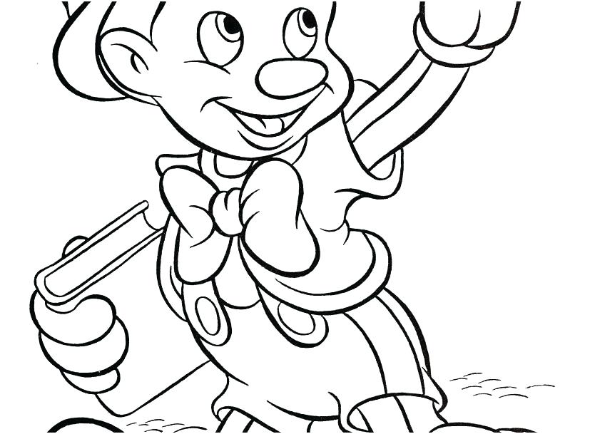 Disney Character Coloring Pages 827x609 Disney Character Coloring Pages