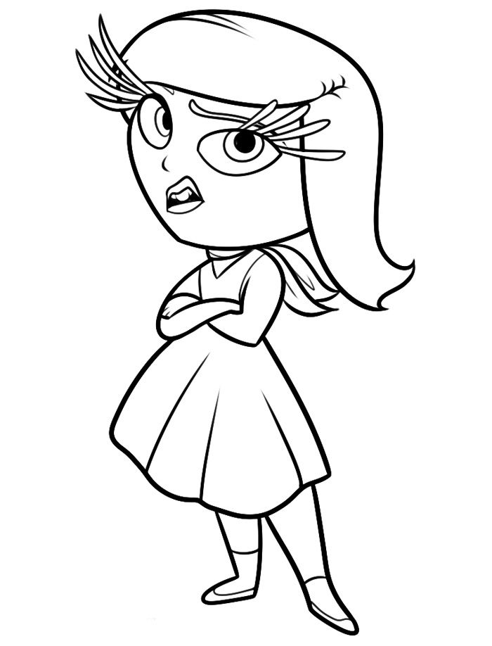 Inside Out Coloring Pages Colorear, Disney Y Caras 700x918 Inside Out Coloring Pages Colorear, Disney Y Caras