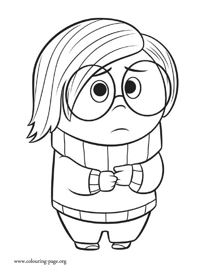 Meet Sadness! She Is Depressed, Nervous Sensitive. Print 700x930 Meet Sadness! She Is Depressed, Nervous Sensitive. Print