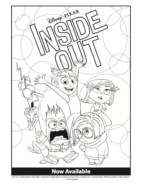Disney Inside Out Coloring Pages Family Movie 500x648 Disney Inside Out Coloring Pages Family Movie