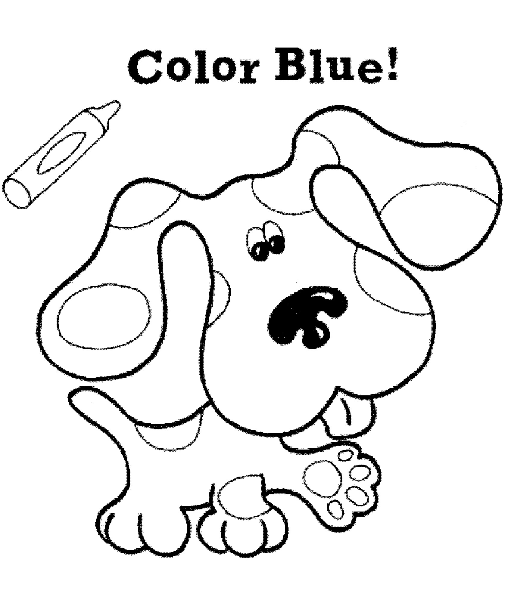 Blues Clues Coloring Pages Blues Clues Coloring Page Coloring 1697x2014 Blues Clues Coloring Pages Blues Clues Coloring Page Coloring