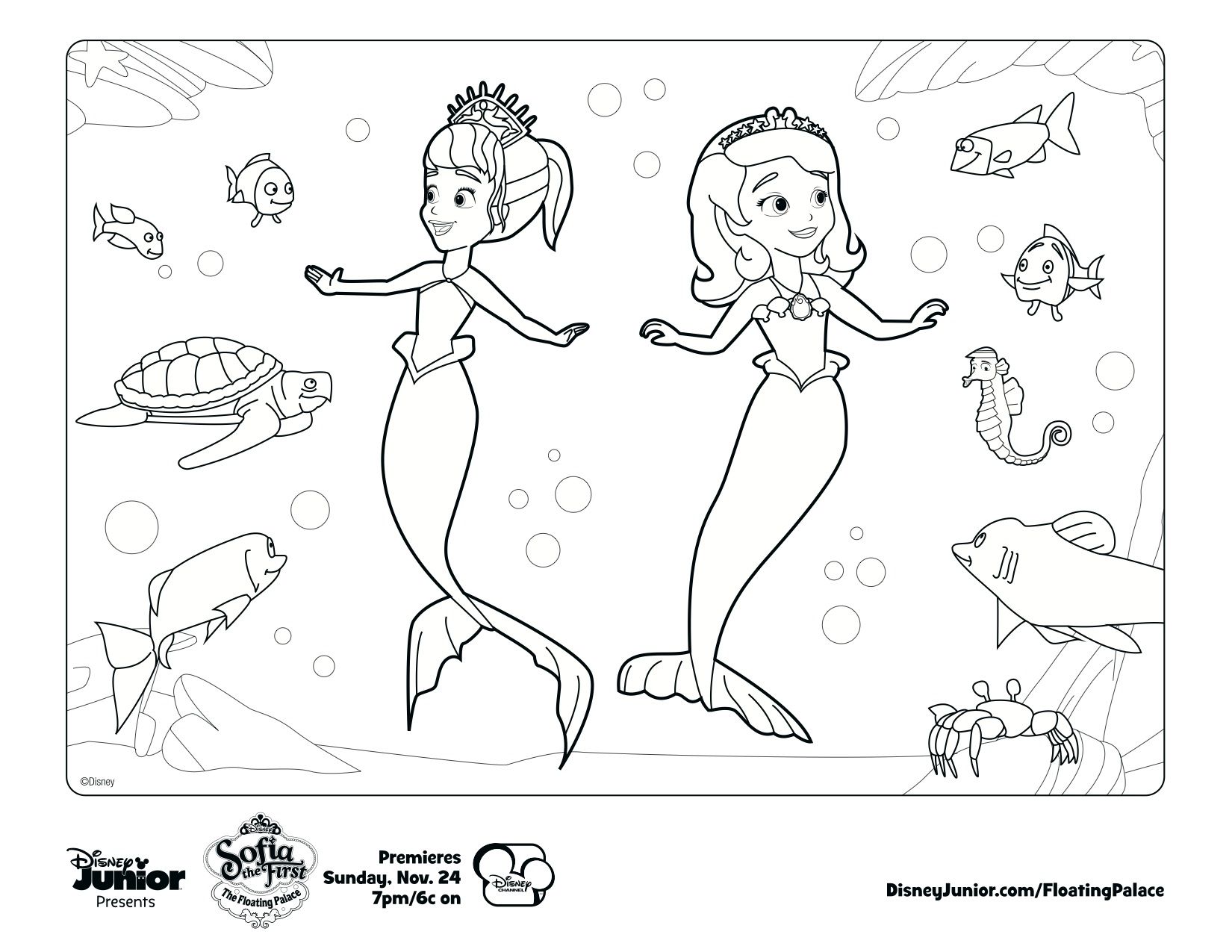 Color Along With Sofia! Printable Palloza Disney 1650x1275 Color Along With Sofia! Printable Palloza Disney