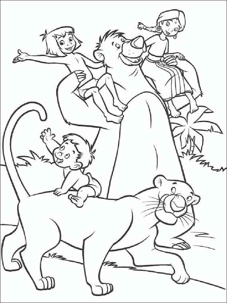 Jungle Book Coloring Pages. Download And Print Jungle Book 750x1000 Jungle Book Coloring Pages. Download And Print Jungle Book
