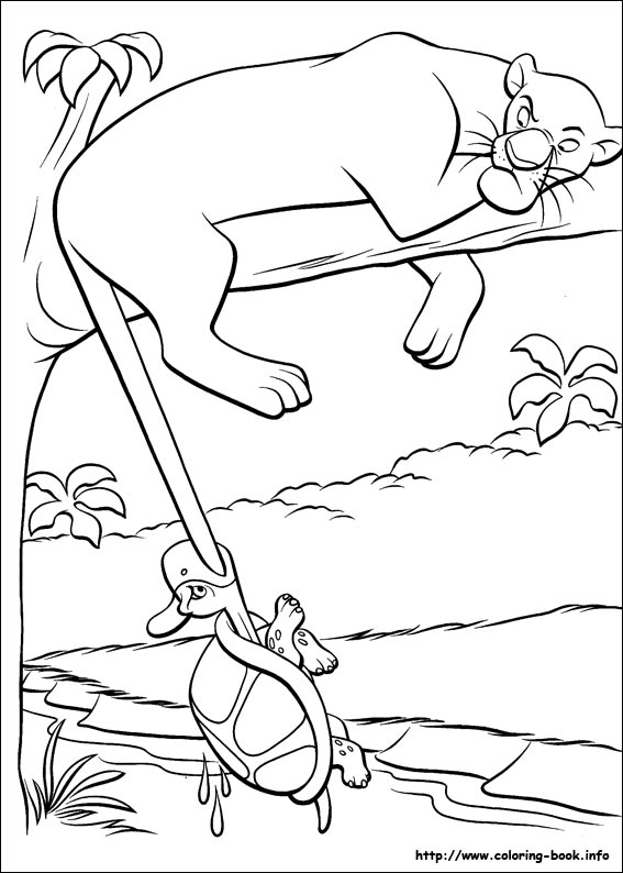 Jungle Book Coloring Picture 567x794 Jungle Book Coloring Picture