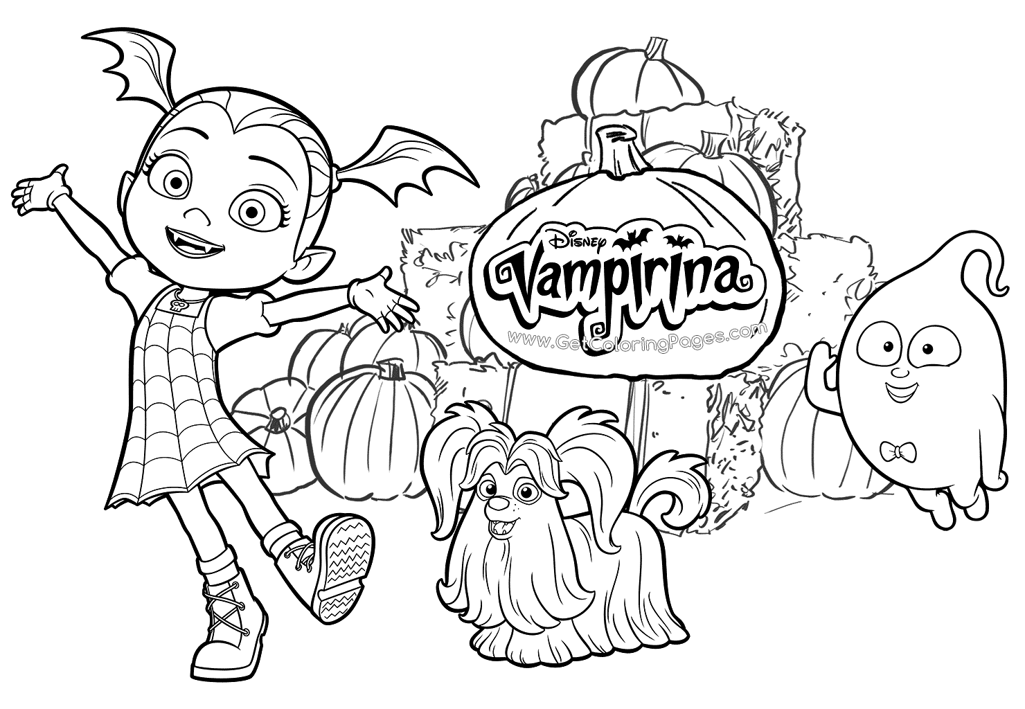 1480x1024 Disney Junior Vampirina Free Printable Coloring Pages