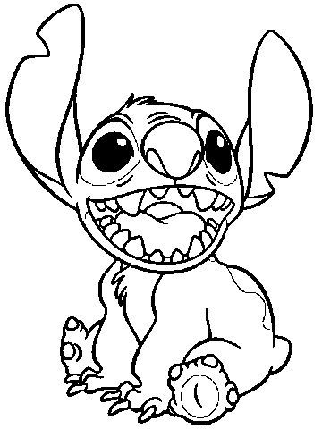 Stitch Laugh Lilo And Stitch Coloring Pages 360x480 Stitch Laugh Lilo And Stitch Coloring Pages