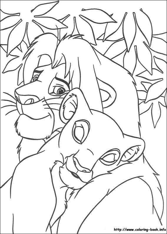 The Lion King Coloring Picture 567x794 The Lion King Coloring Picture